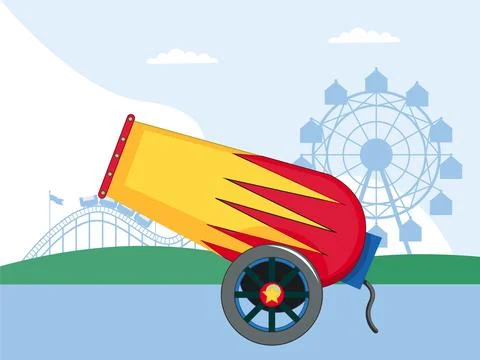Cannon Concept Illustration Stock Illustration
