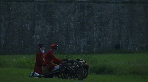 CANNON FIRE Stock-Footage 331170