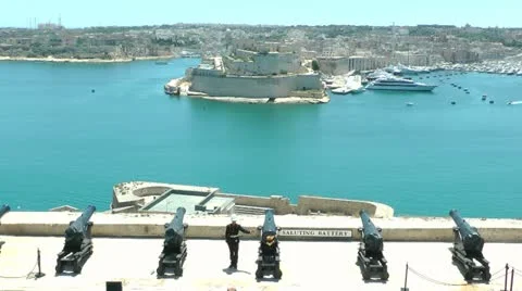 Cannon Fire Stock Footage 11160389