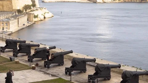 Cannon fire seamless looping video Stock Footage 102835789