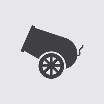 Cannon icon, Vector Cannon icon eps10. Stock Illustration