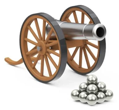 The cannon Stock Illustration