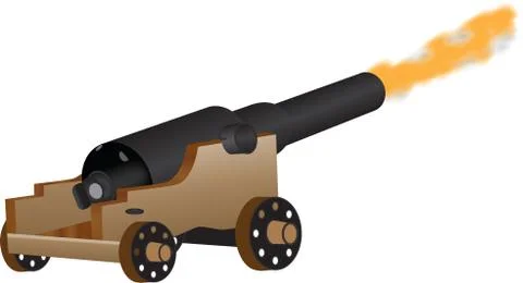 Cannon Stock Illustration