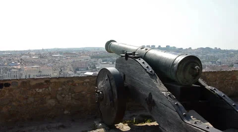 Cannon over Lisbon Stock-Footage 25939582