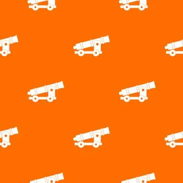 Cannon pattern seamless Stock Illustration