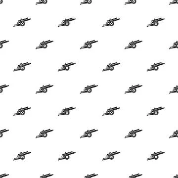 Cannon pattern, simple style Stock Illustration