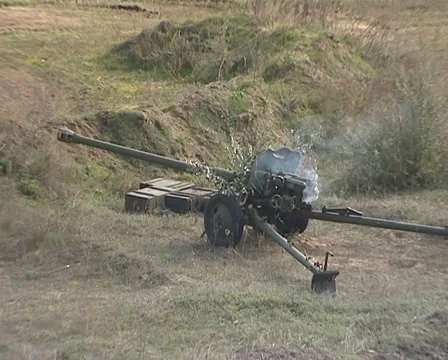 Cannon shot Stock Footage 31906875