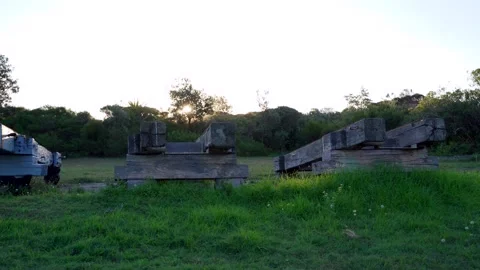 Cannon supporter Stock Footage 153470665