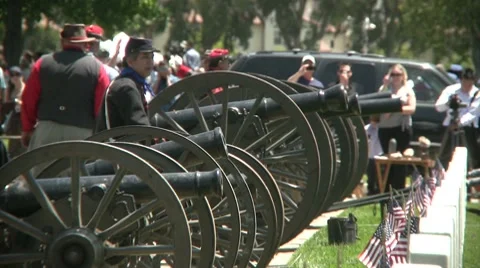 Cannonade on Memorial Day Video stock 7139538