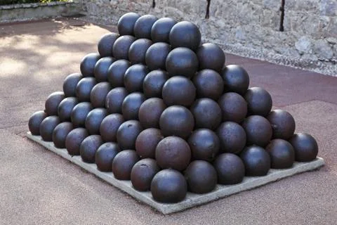 Cannonballs Stock Photos