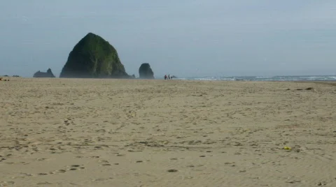 CannonBeach13May2010 Stock Footage 732786