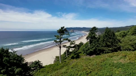 CannonBeachViewpoint Stock Footage 160206943