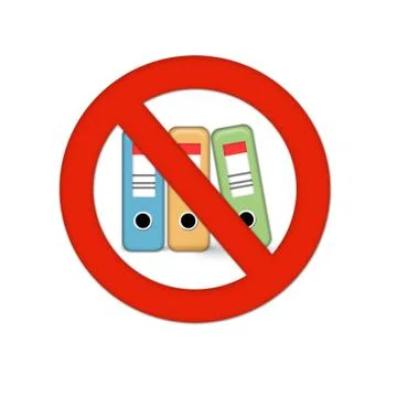 Cannot copy files Stock Illustration