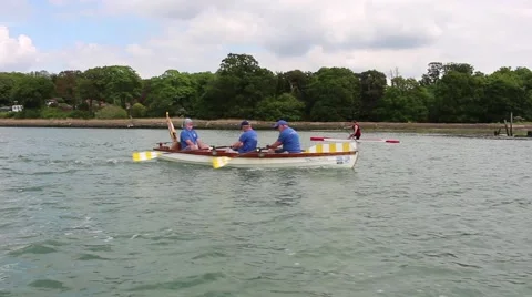 Canoe and rowing boat Stock Footage 51104529