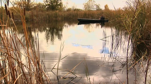 Canoe Fish Stock Footage 36806563