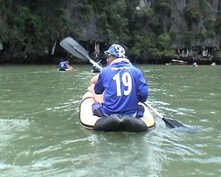 Canoe Stock Footage 7768748