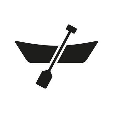 Canoe icon vector design templates simple and modern Stock Illustration