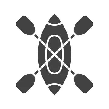 Canoe icon vector image. Stock-Illustration