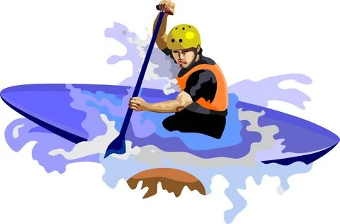 Canoe Stock Illustration