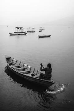 Canoe paddle 库存照片