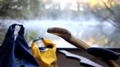 Canoe Paddles 스톡 동영상 56154827