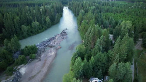 Canoe River Grounds 库存影片 344830549