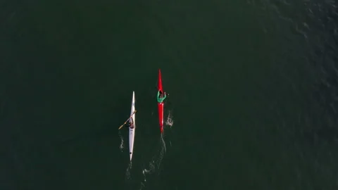 Canoe sport Stock Footage