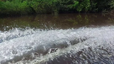 Canoe Spray Stock Footage 73277649