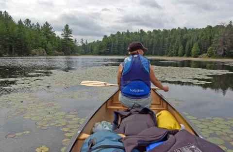 Canoe trip Stock Photos