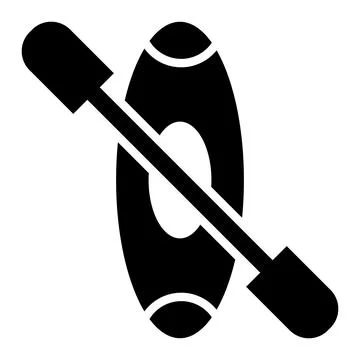 Canoe Vector Icon Design Illustration Illustrazione stock