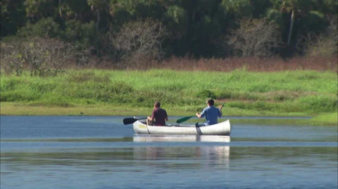 Canoeing Stock Footage 32420851