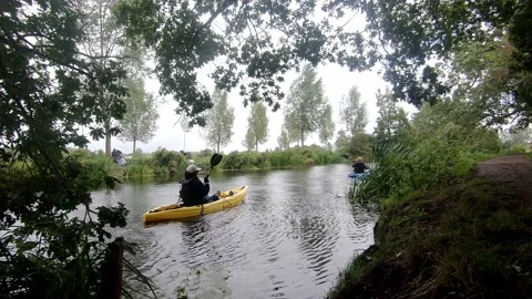 Canoeing Stock Footage 138325488