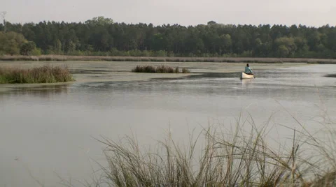 Canoeing HD Stock Footage 5501270