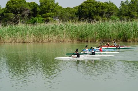 Canoeing Stock Photos