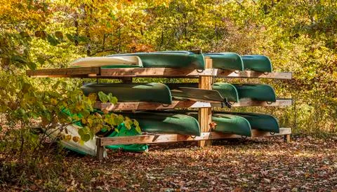 Canoes Stock Photos