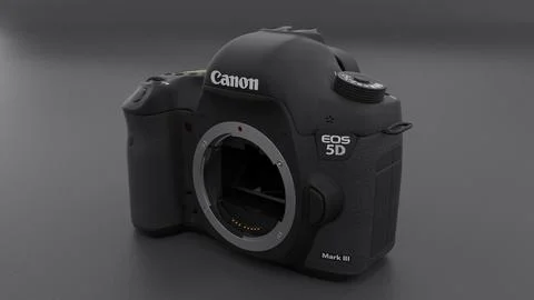 Canon 5D mark III Body 3D Model