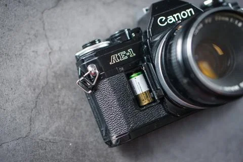 Canon AE-1 写真素材