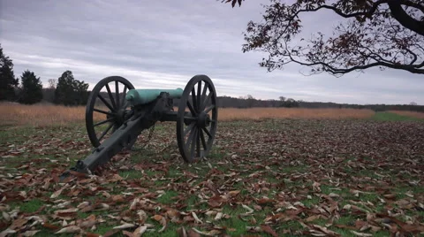 Canon in a Battlefield Stock Footage 56711611
