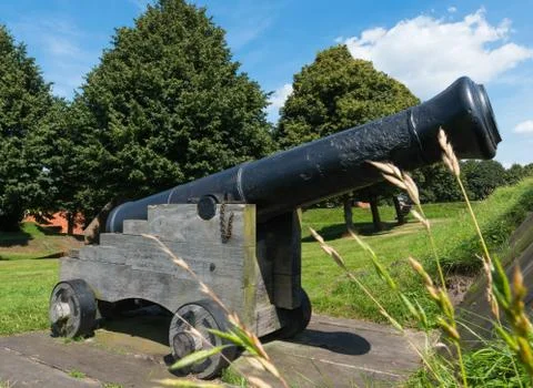 Canon in bourtange Stock Photos