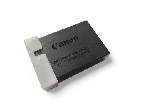 Canon Camera Battery Stock Photos