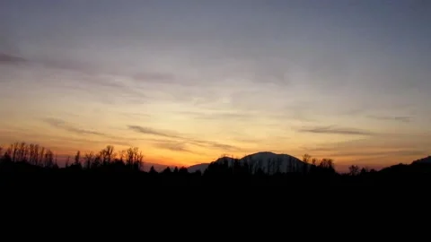 Canon Cloudscape Silhouette Stock Footage 144507033