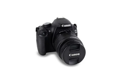 Canon EOS 1200D camera isolated on white background Stock Photos