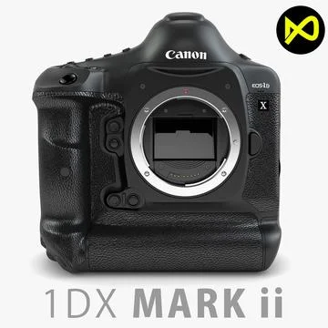 Canon Eos 1d X Mark Ii Dslr Camera Body Only 3d Model