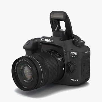 Canon EOS 7D Mark II 3D Model
