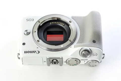 Canon EOS M3 digital mirrorless interchangeable-lens camera Foto stock