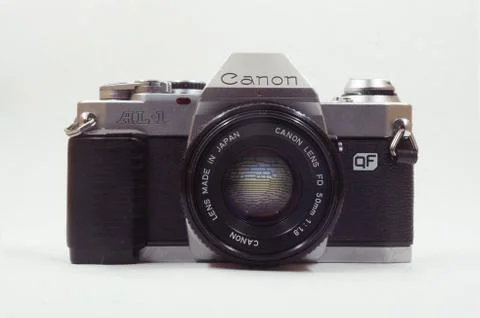 Canon Old Camera front view Foto stock