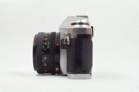Canon Old Camera left view Foto stock