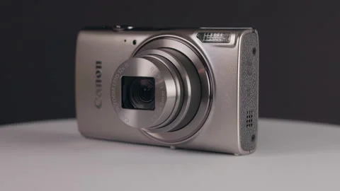Canon PowerShot ELPH 360 HS A Compact Digital Camera Stock Footage 331846154