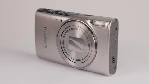 Canon PowerShot ELPH 360 HS A Compact Digital Camera Stock Footage 332267111