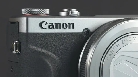 Canon PowerShot G7 X Mark III Compact Camera Stock Footage 331694147